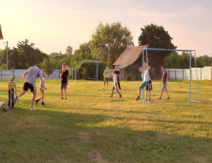 Футбольное поле.